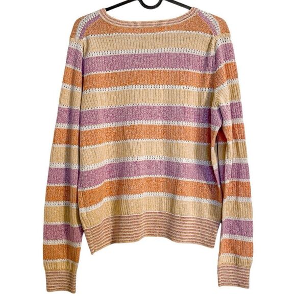 Veronica Beard Raimi Color Block Pullover Sweater L - Picture 5 of 7
